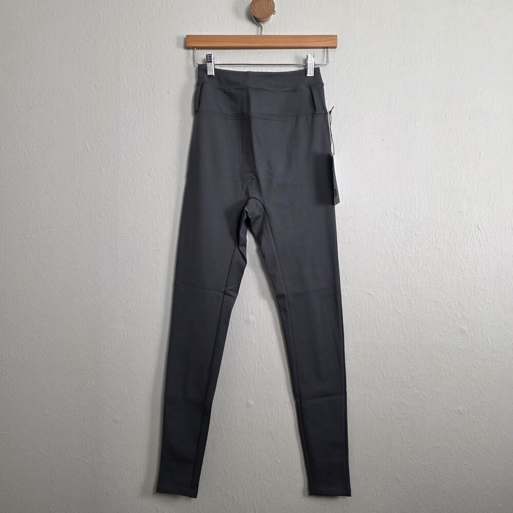 Girlfriend Collective Moon Grey Belt Loop Compressive Leggings S New NWT